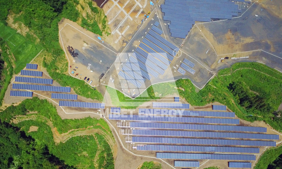 日本那須烏山市地面支架系统项目