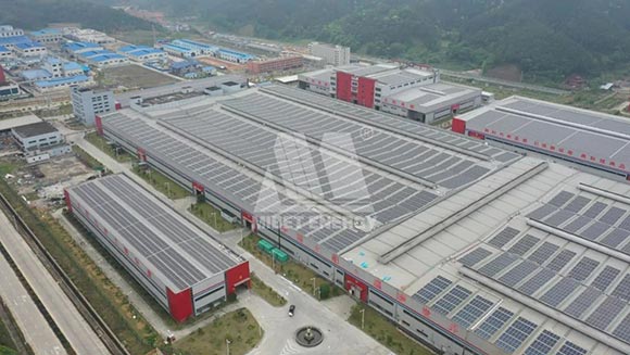 YABO鸭脖彩钢瓦屋顶光伏系统项目案例